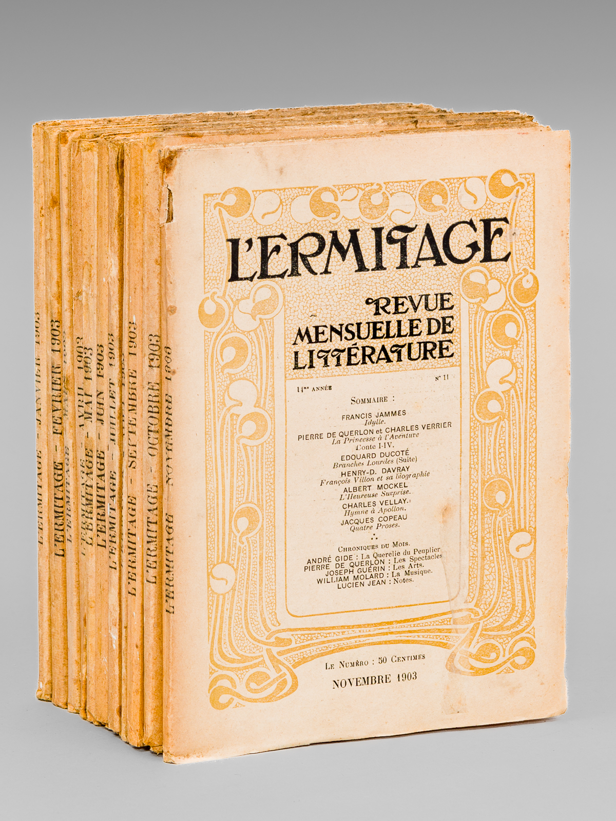 photo n°11 : L'Ermitage. Revue Mensuelle de Littérature. 14e Année - 1903 (11 Numéros sur 12 - Sans le numéro 12)