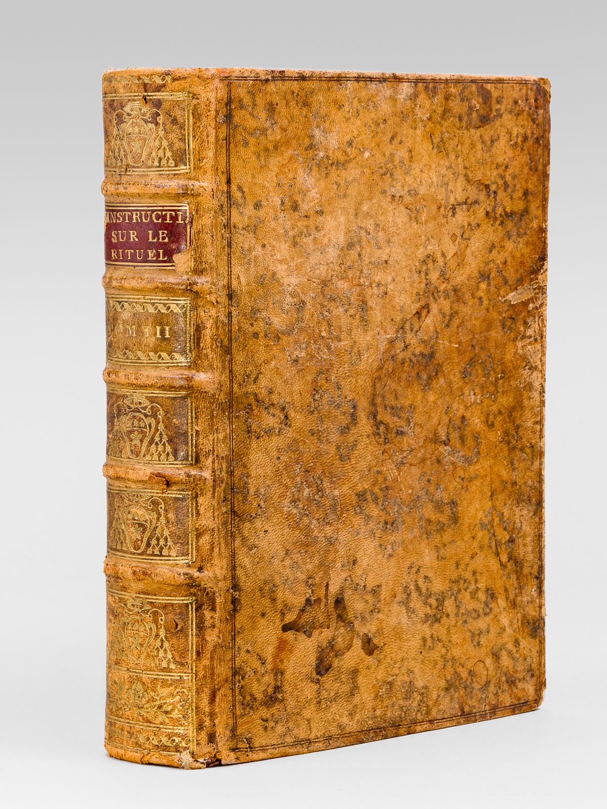 photo n°12 : Instructions sur le Rituel, contenant la théorie et la pratique des sacrements & de la morale, & tous les principes & décisions nécessaires aux curés, confesseurs, prédicateurs, chanoines, bénéficiers, pr&e