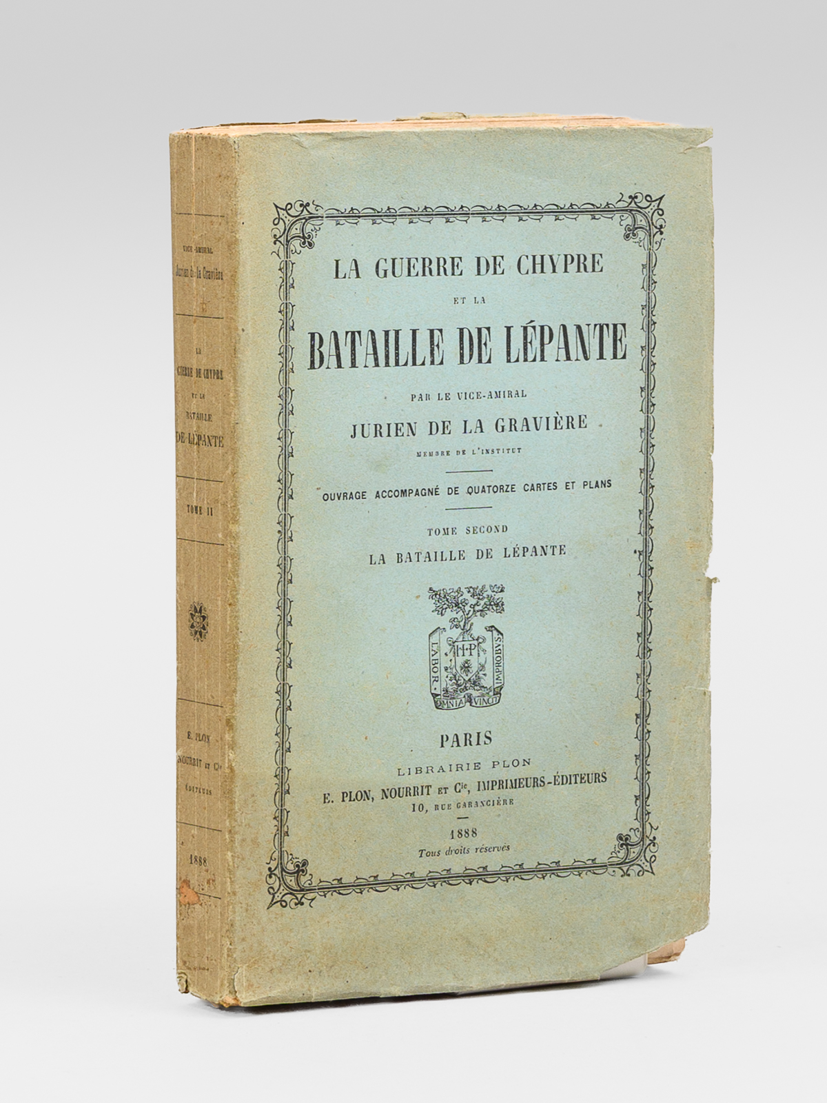 photo n&deg;8 : La Guerre de Chypre et la Bataille de L&eacute;pante : Tome Second, La Bataille de L&eacute;pante.