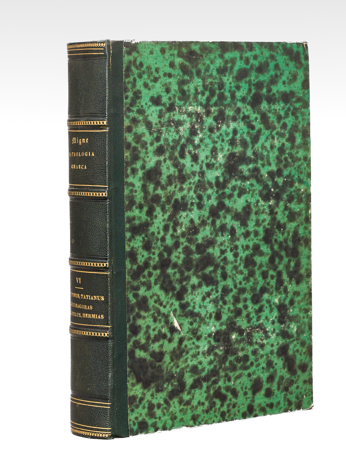 photo n°12 : S. P. N. Justini Philosophie et Martyris Opera quae exstant Omnia, necnon Tatiani, Hermiae, Athenagorae, et S. Theophili quae supersunt. (1 Tome - Complet). Patrologiae Cursus completus. Series Graeca. Tomus VI [ Patrologia Graeca Tome 6 - Justin le Marty