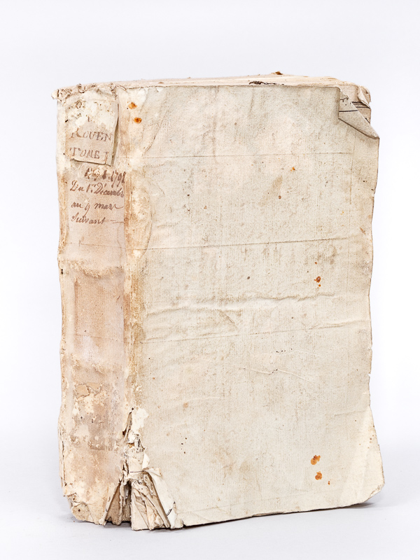 photo n°15 : Journal du Commerce de Rouen, et des Cinq Départements Substitués à la Province de Normandie. Du n° 1 du 1er décembre 1791 au n° 43 du 9 mars 1792