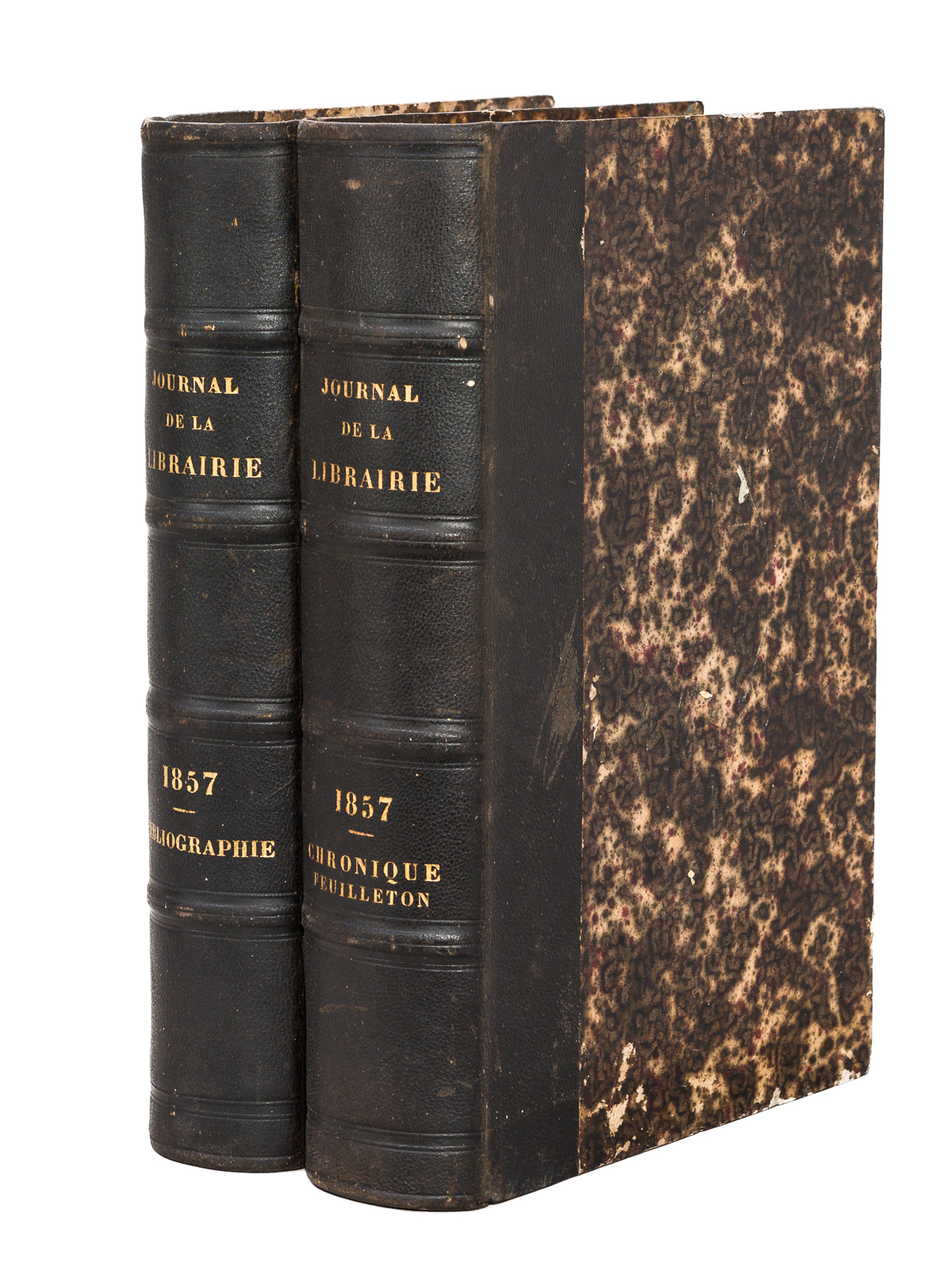 photo n°19 : Journal Général de l'Imprimerie et de la Librairie , Deuxième Série. Année 1857 , 46e année (3 parties en 2 vol., complet) : Première Partie Bibliographie ; Deuxième Partie, Chronique : Troisiè