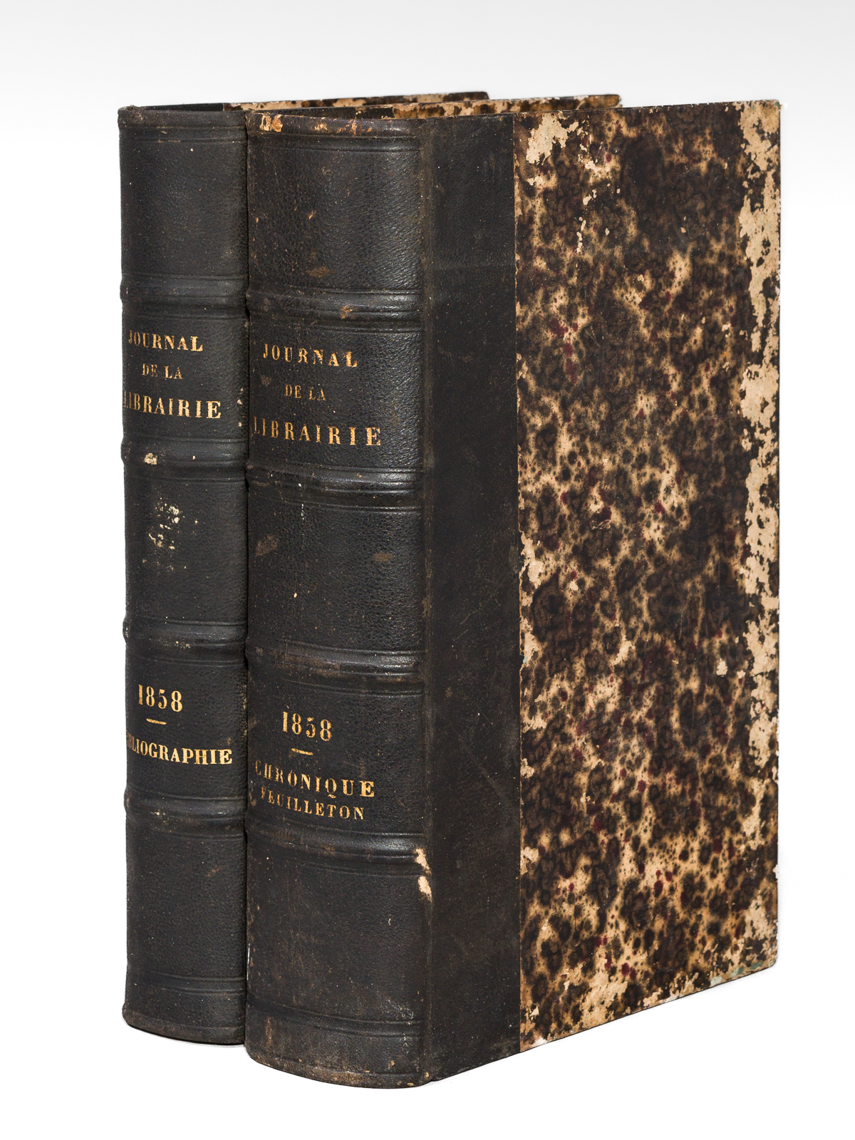 photo n°20 : Journal Général de l'Imprimerie et de la Librairie , Deuxième Série. Tome II. Année 1858 , 47e année (3 parties en 2 vol., complet) : Première Partie Bibliographie ; Deuxième Partie, Chronique : Troi
