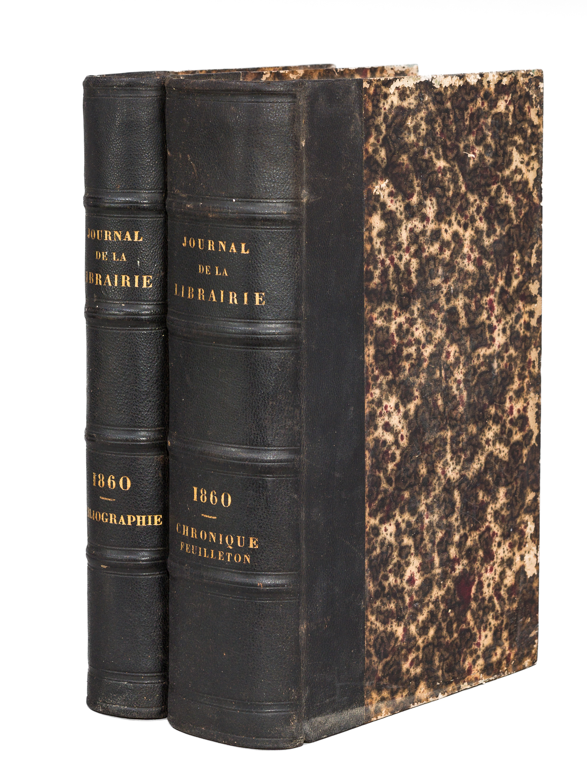 photo n°19 : Journal Général de l'Imprimerie et de la Librairie , Deuxième Série. Tome IV. Année 1860 , 49e année (3 parties en 2 vol., complet) : Première Partie Bibliographie ; Deuxième Partie, Chronique : Troi
