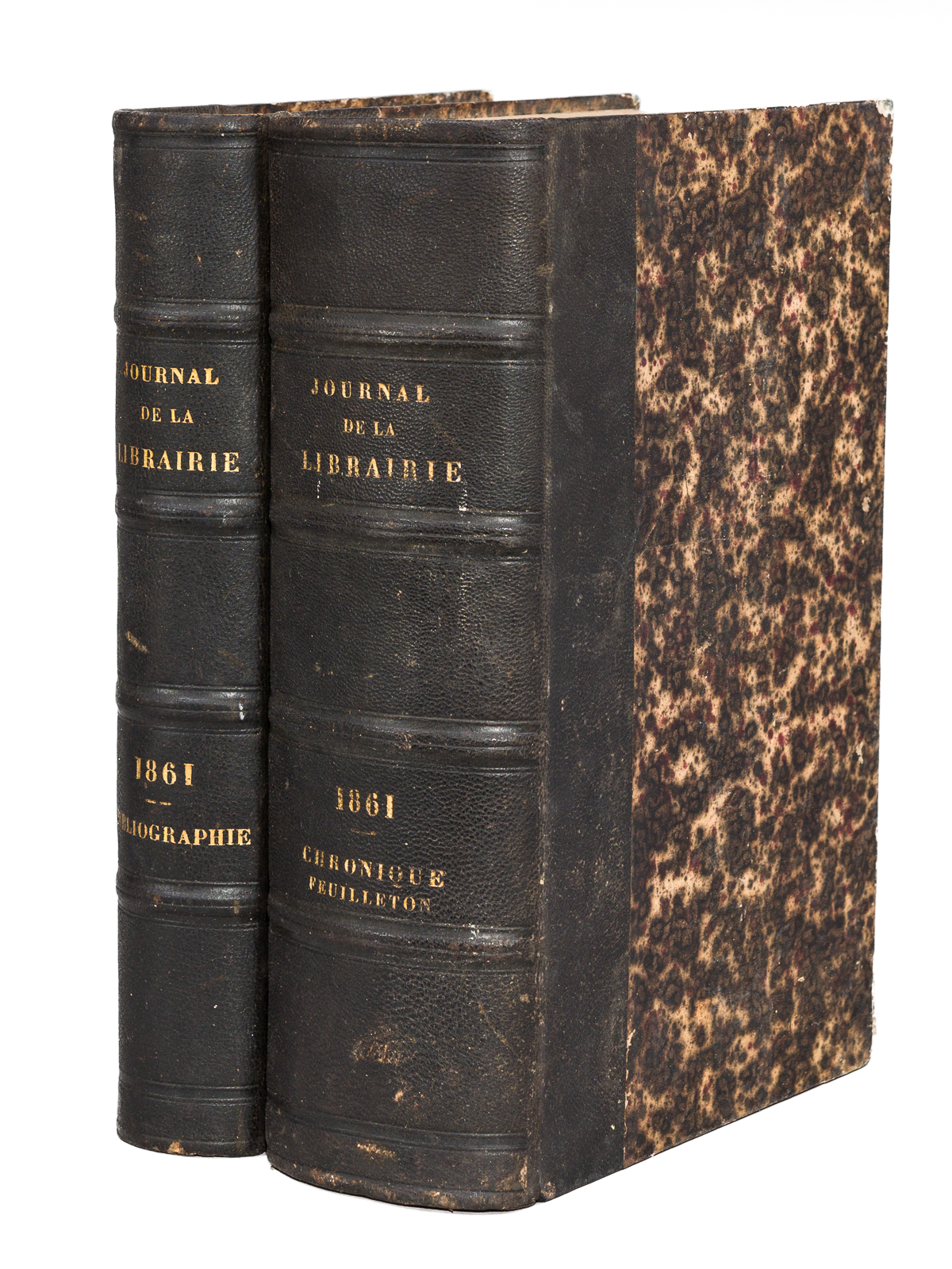 photo n°19 : Journal Général de l'Imprimerie et de la Librairie , Deuxième Série. Tome V. Année 1861 (3 parties en 2 vol., complet) : Première Partie Bibliographie ; Deuxième Partie, Chronique : Troisième Partie,