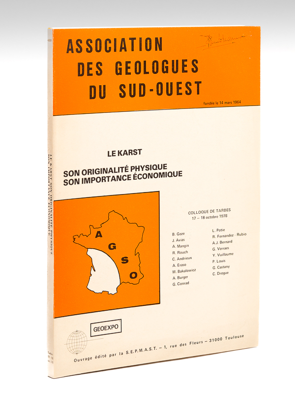 photo n°8 : Le Karst. Son originalité physique. Son importance économique. Colloque de Tarbes 17-18 octobre 1978