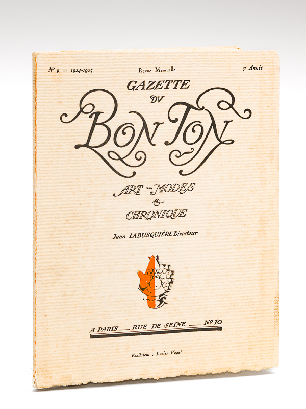 photo n°14 : Gazette du Bon Ton. Art - Modes & Chronique. 1924-1925  - 7e Année - Numéro 9 - Revue Mensuelle