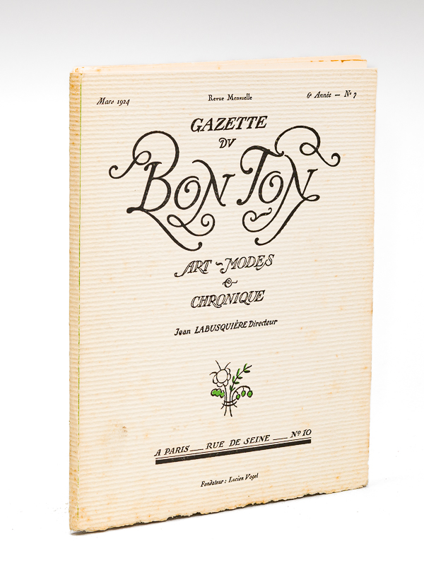 photo n°15 : Gazette du Bon Ton. Art - Modes & Chronique. Mars 1924  - 6e Année - Numéro 7 - Revue Mensuelle