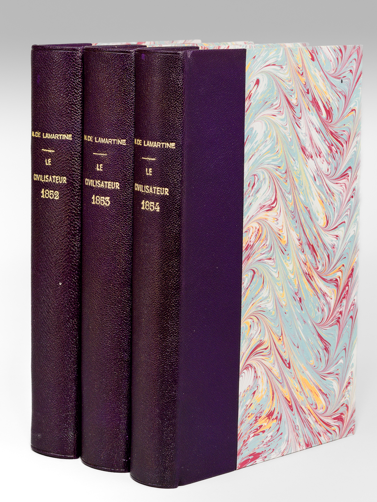 photo n°19 : Le Civilisateur (3 Tomes - Complet) [ Edition originale ] Première Année 1852 : Jeanne d'Arc - Homère - Bernard de Palissy  - Christophe Colomb - Cicéron - Gutenberg ; Deuxième Année 1853 : Héloïse - F