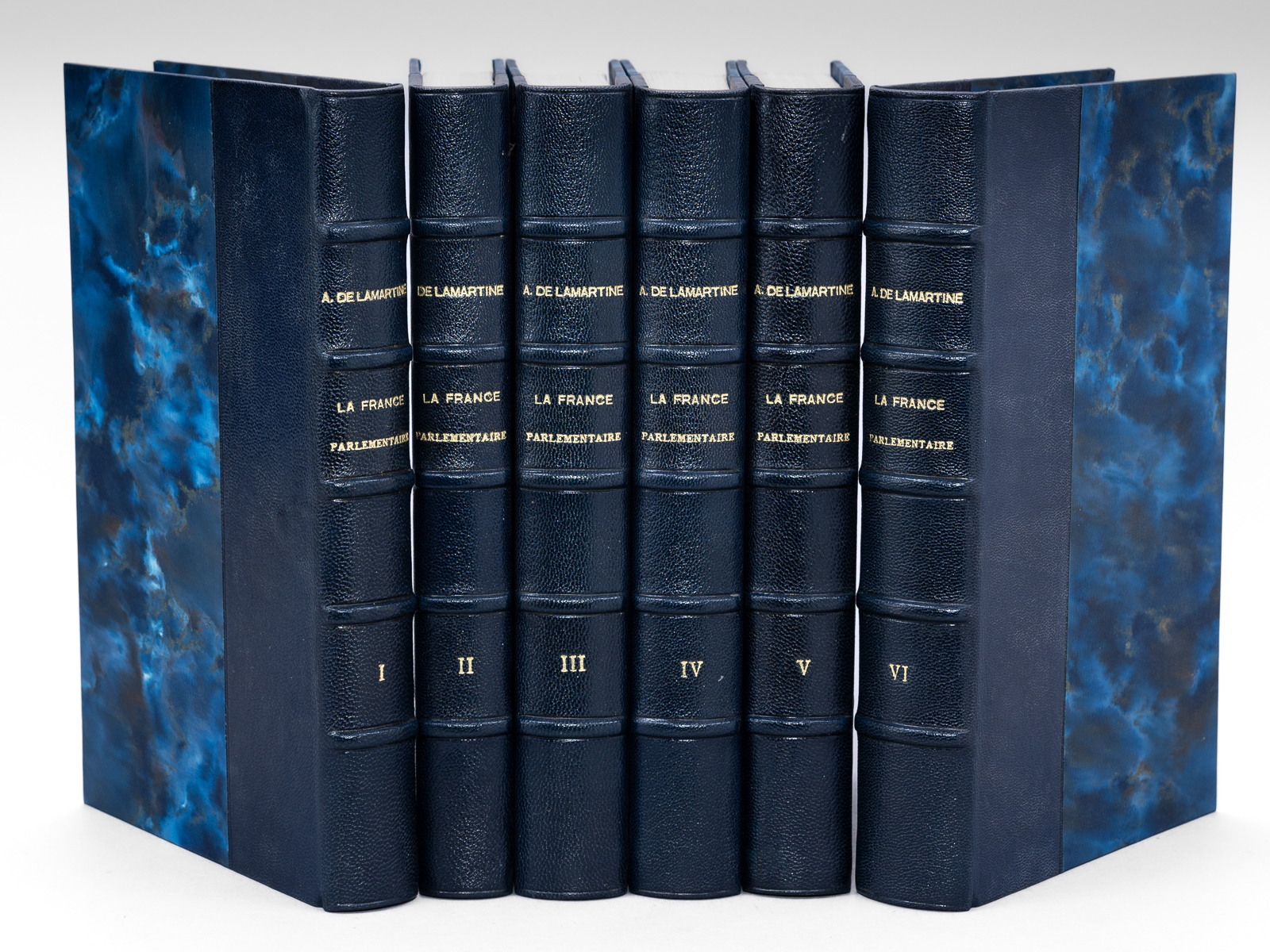 photo n°13 : La France parlementaire (1834-1851) , oeuvres oratoires et écrits politiques, précédés d'une étude sur la vie et les oeuvres Lamartine par Louis Ulbach (6 tomes, complet)