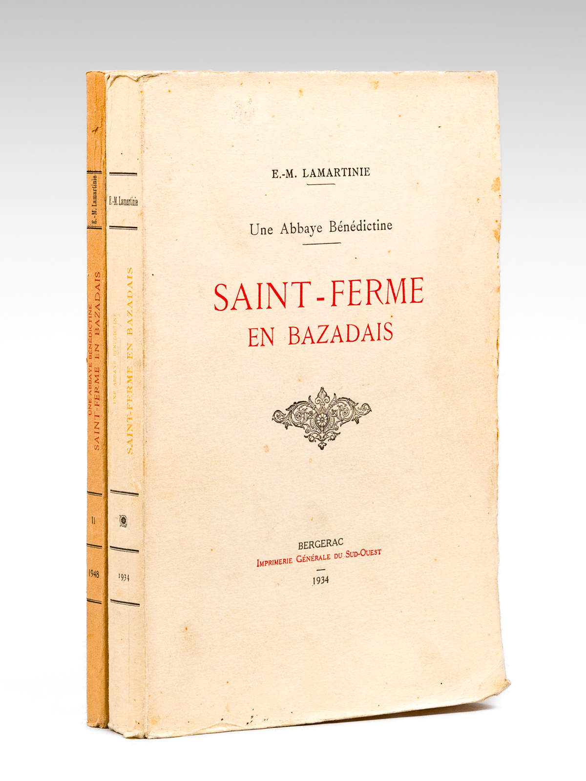 photo n°9 : Une abbaye bénédictine. Saint-Ferme en Bazadais (2 Tomes - Complet) [ Edition originale ]