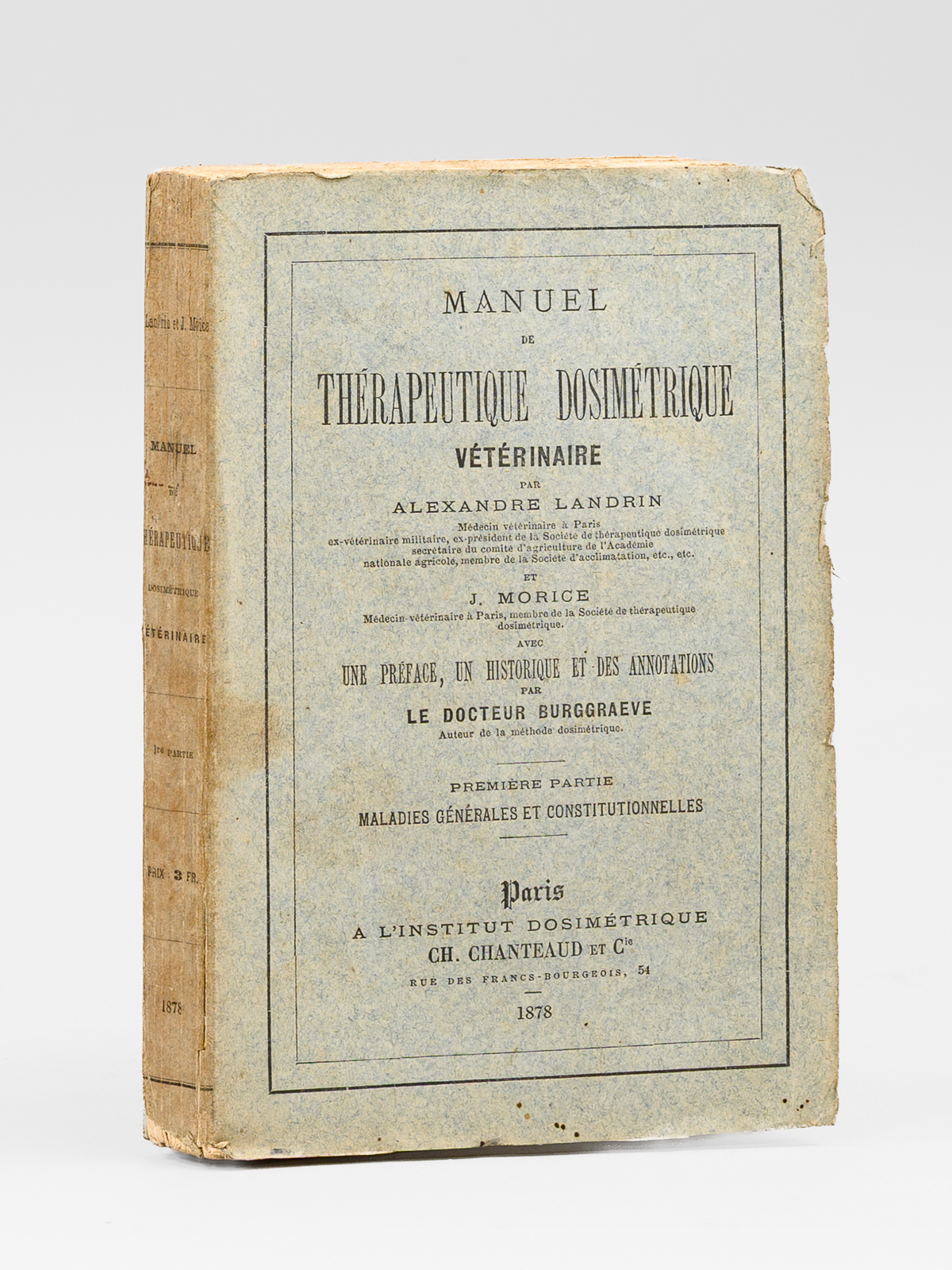 photo n&deg;10 : Manuel de th&eacute;rapeutique dosim&eacute;trique v&eacute;t&eacute;rinaire. Premi&egrave;re partie. Maladies g&eacute;n&eacute;rales et constitutionnelles.