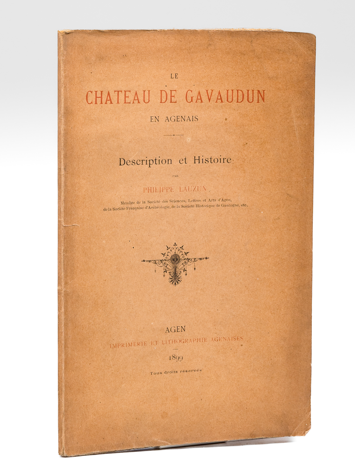 photo n°10 : Le Château de Gavaudun en Agenais. Description et Histoire [ Edition originale - Livre dédicacé par l'auteur ]