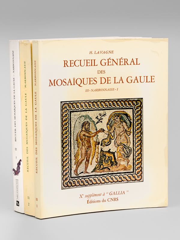 photo n°10 : Recueil général des mosaïques de la Gaule. III : Province de Narbonnaise (3 Tomes ) 1 : Partie Centrale ; 2 : Vienne ; 3 : Partie Sud-Est. Cités des Allobroges, Vocontii, Bodiontici, Reii, Salluuii, Oxubii, Deciates, Vediantii