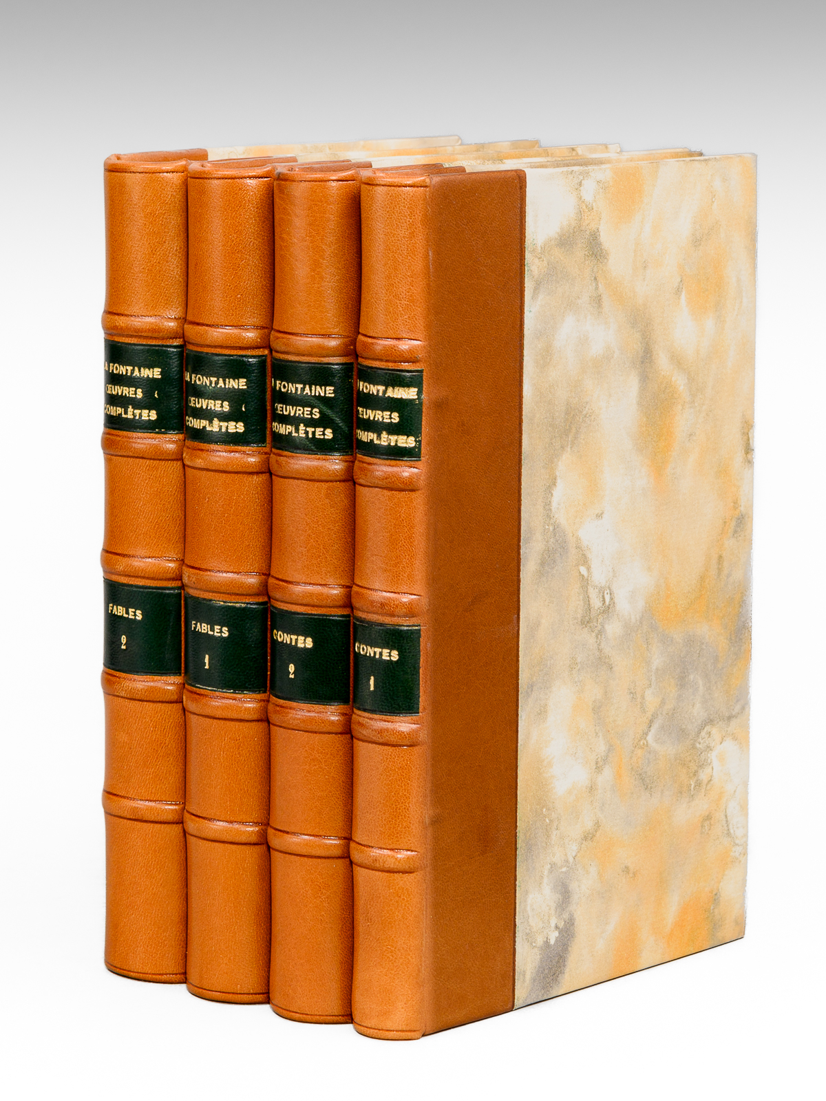 photo n°12 : Oeuvres complètes de La Fontaine (4 tomes) : Contes et Nouvelles (Tomes 1 et 2) ; Fables (Tomes 1 et 2)