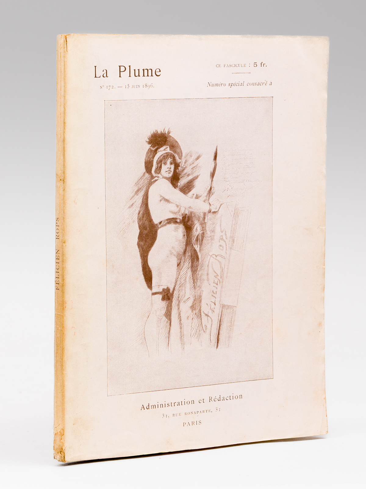 photo n°8 : La Plume Littéraire, Artistique et Sociale (n° 172 du 15 juin 1896). Numéro spécial consacré à Félicien Rops