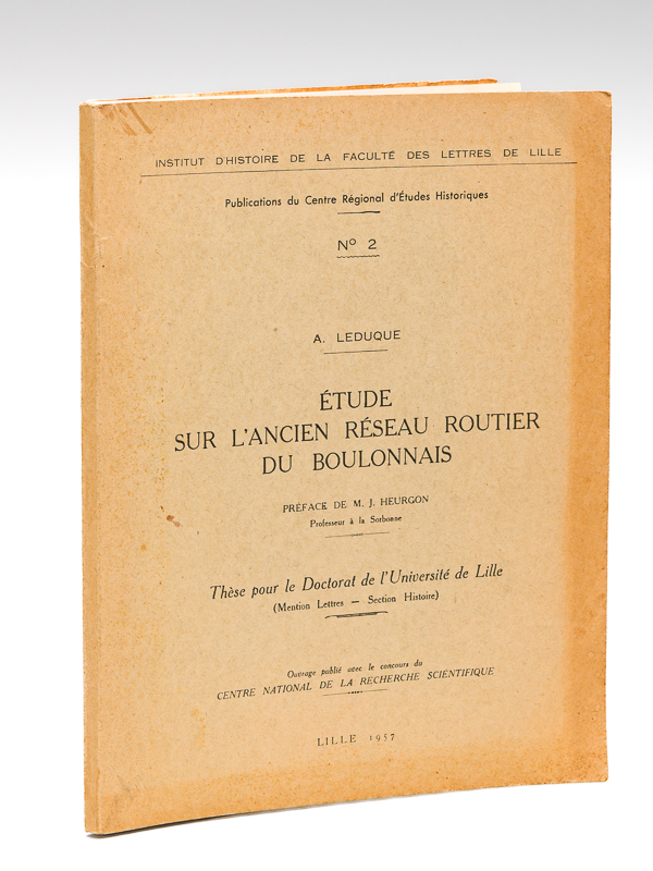 photo n°9 : Etude sur l'ancien réseau routier du Boulonnais. Thèse pour le Doctorat de l'Université de Lille