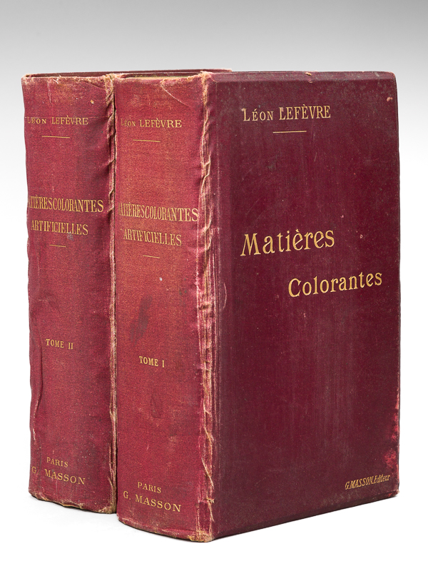 photo n°12 : Traité des Matières Colorantes organiques artificielles, de leur préparation industrielle et de leurs applications (2 Tomes - Complet) [ Edition originale ]