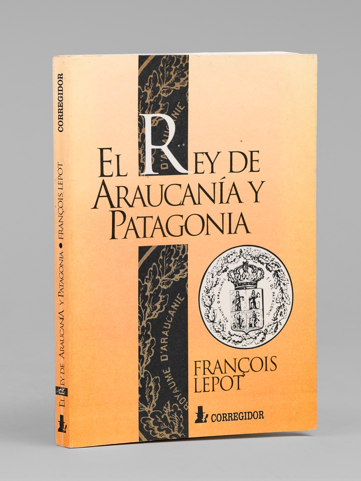 photo n&deg;10 : El Rey de Araucania y Patagonia [ Livre d&eacute;dicac&eacute; par l'auteur Enrique Oliva &agrave; Maurice Druon - Avec une longue carte autographe sign&eacute;e de Jean Raspail &agrave; Maurice Druon ]