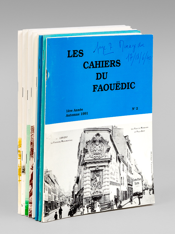 photo n°11 : Les Cahiers du Faouedic (Du n°2 de l'automne 1991 au n° 9 d'avril 1996) N° 2 1ère année Automne 1991 - N°3 2ème Année Printemps 1992 - N°4 2ème Année Novembre 1992 - N°5 '50e Anniversaire d