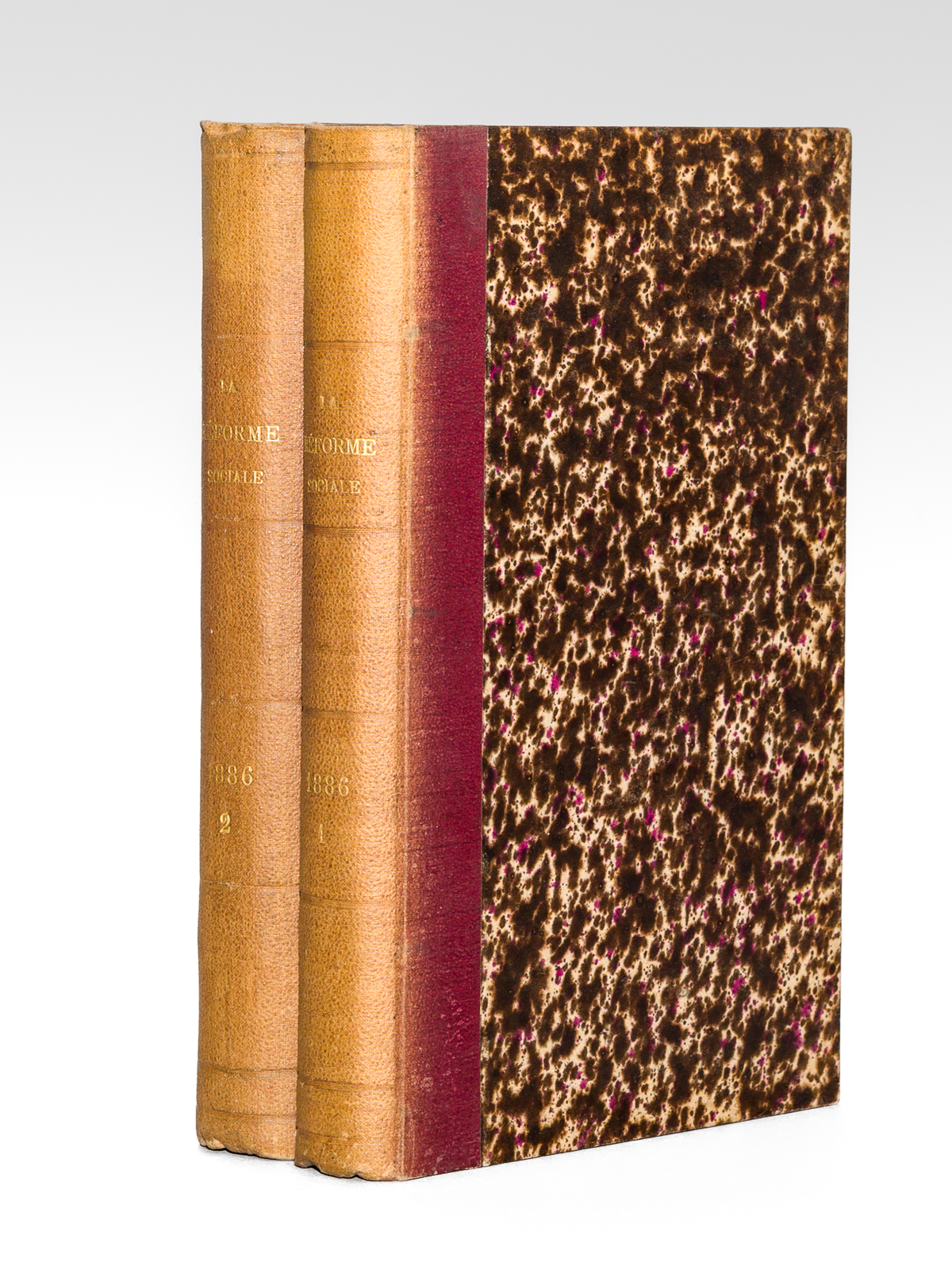 photo n°9 : La Réforme Sociale. Bulletin de la Société d'Economie Sociale et des Unions de la Paix Sociale (Sixième Année. Deuxième Série, Tomes I et II - Année 1886 Complète). Fondée par P.-F. Le