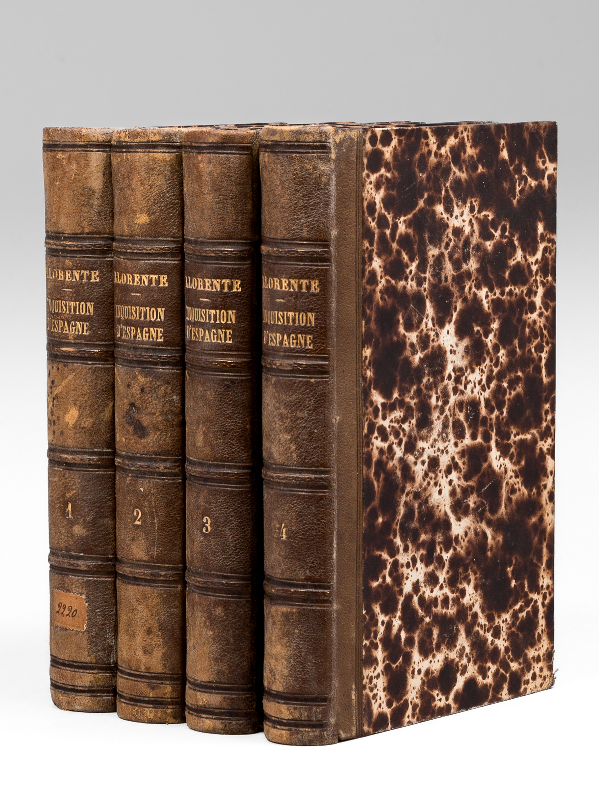 photo n&deg;15 : Histoire critique de l'Inquisition d'Espagne (4 Tomes - Complet) Depuis l'&eacute;poque de son &eacute;tablissement par Ferdinand V jusqu'au r&egrave;gne de Ferdinand VII, tir&eacute;e des pi&egrave;ces originales des archives du Conseil de la Supr&ecirc;