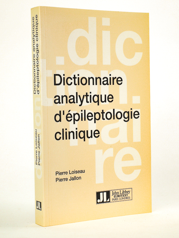 photo n°10 : Dictionnaire analytique d'épileptologie clinique.   [ Livre dédicacé ]