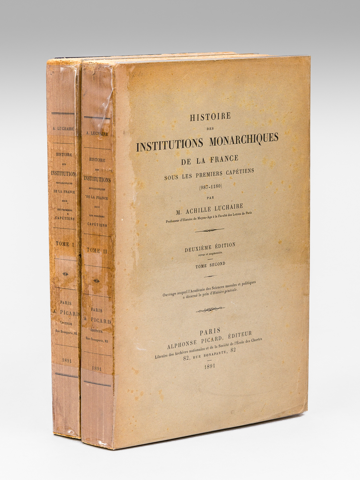 photo n°9 : Histoire des Institutions Monarchiques de la France sous les Premiers Capétiens (987-1180) (2 Tomes - Complet)
