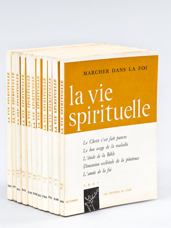photo n°15 : La Vie Spirituelle ( 11 vol. ) - tomes CXVI [ 116 ] et CXVII [ 117 ] , année 1967 complète : n° 534 ; 535 ; 536; 537; 538; 539 ; 540 ; 541 ; 542 ; 543 ; 544