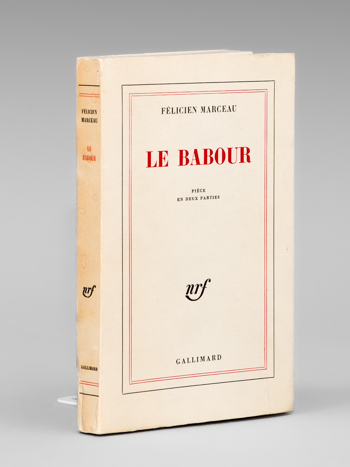 photo n°10 : Le Babour. Pièce en deux parties [ Edition originale - Livre dédicacé par l'auteur ]