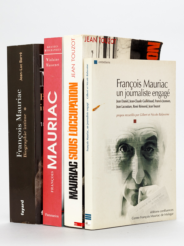 photo n°15 : [ Ensemble de 4 ouvrages évoquant Mauriac, dont 3 dédicacés par leurs auteurs ] François Mauriac [ Avec : ] Mauriac sous l'Occupation [ Livre dédicacé par l'auteur ] [ Avec : ] François Mauric. Biographie I