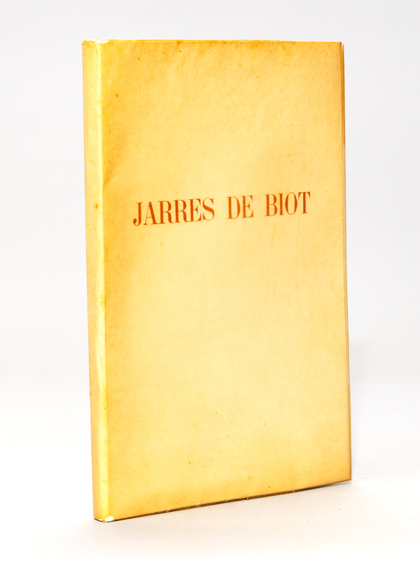photo n°11 : Jarres de Biot. Deux Bois de Tavy Notton  [ Livre dédicacé par l'auteur ]