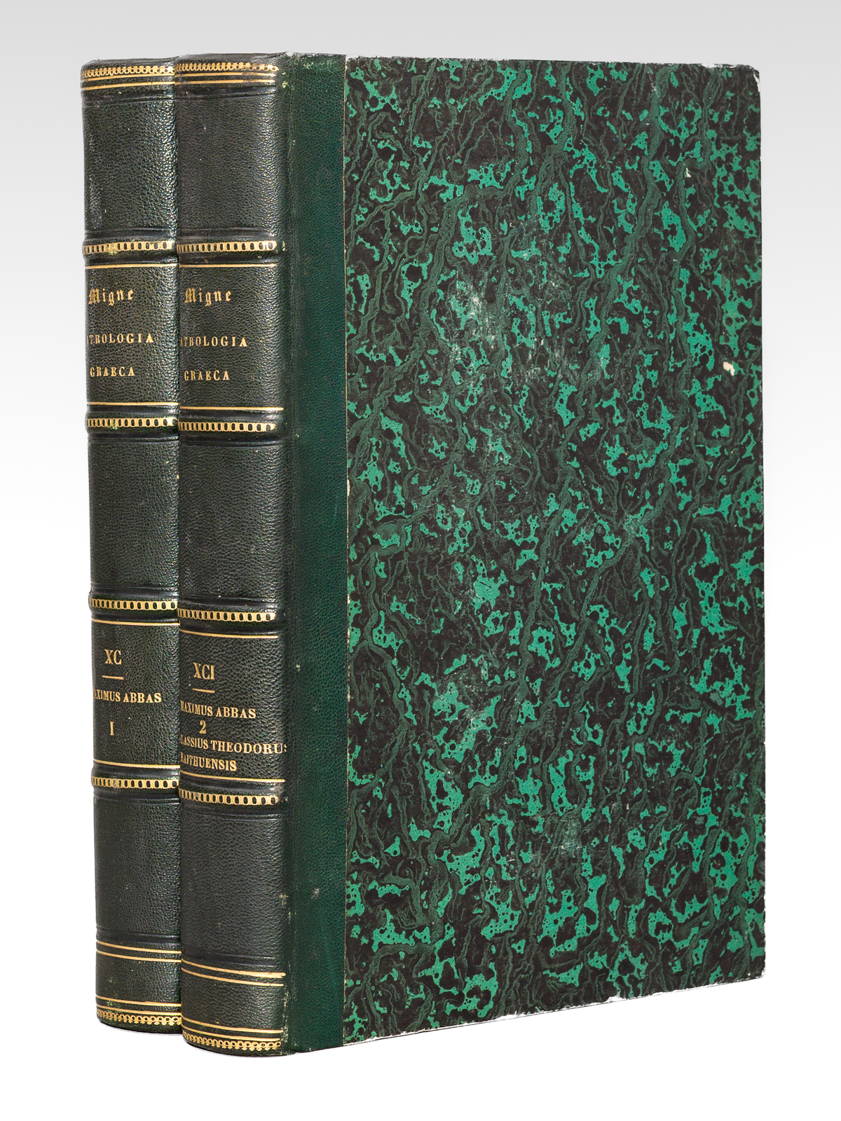 photo n°16 : S.P.N. Maximi Confessoris, Opera Omnia, Accedit S. Maximi liber de Variis  difficilibus Locis SS. Patrum Dionysii et Gregorii etc... (2 Tomes - Complet). Patrologiae Cursus completus. Series Graeca. Tomus XC et XCI [ Patrologia Graeca Tomes 90 et 91  - Sa