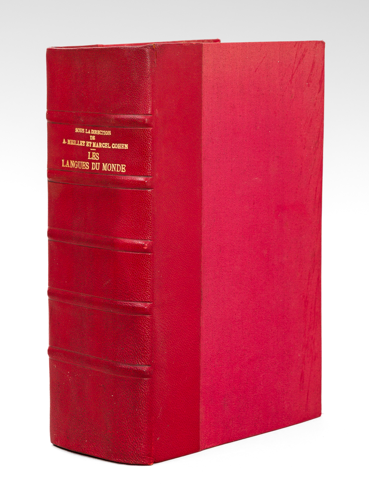 photo n°13 : Les Langues du Monde, par un Groupe de Linguistes, sous la direction de A. Meillet et Marcel Cohen [ Edition originale - Livre dédicacé par Marcel Cohen ]