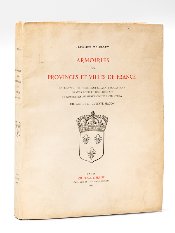 photo n°9 : Armoiries des Provinces et Villes de France. Collection de trois cent soixante-douze bois, gravés pour le roi Louis XIV et conservés au Musée Condé à Chantilly