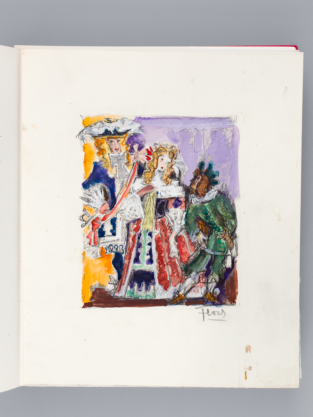 photo n&deg;20 : Dom Juan ou Le Festin de Pierre [ Exemplaire num&eacute;ro Un, d&eacute;dicac&eacute; par l'illustrateur et les &eacute;diteurs, enrichi d'une aquarelle originale sign&eacute;e et d'un dessin original ]