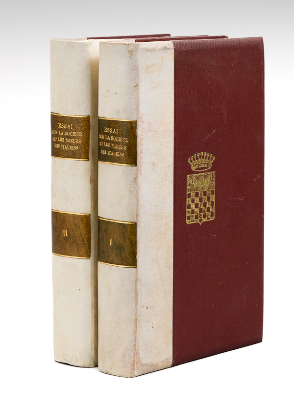 photo n°10 : Essai sur la Société et les Moeurs des Italiens, ou Lettres d'un Voyageur Anglois sur l'Italie (2 Tomes - Complet) [ Edition originale de la traduction ]