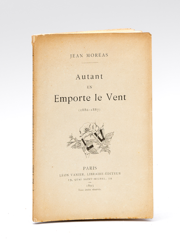 photo n°9 : Autant en Emporte le Vent (1886-1887) [ Edition originale - Avec un billet autographe signé ]