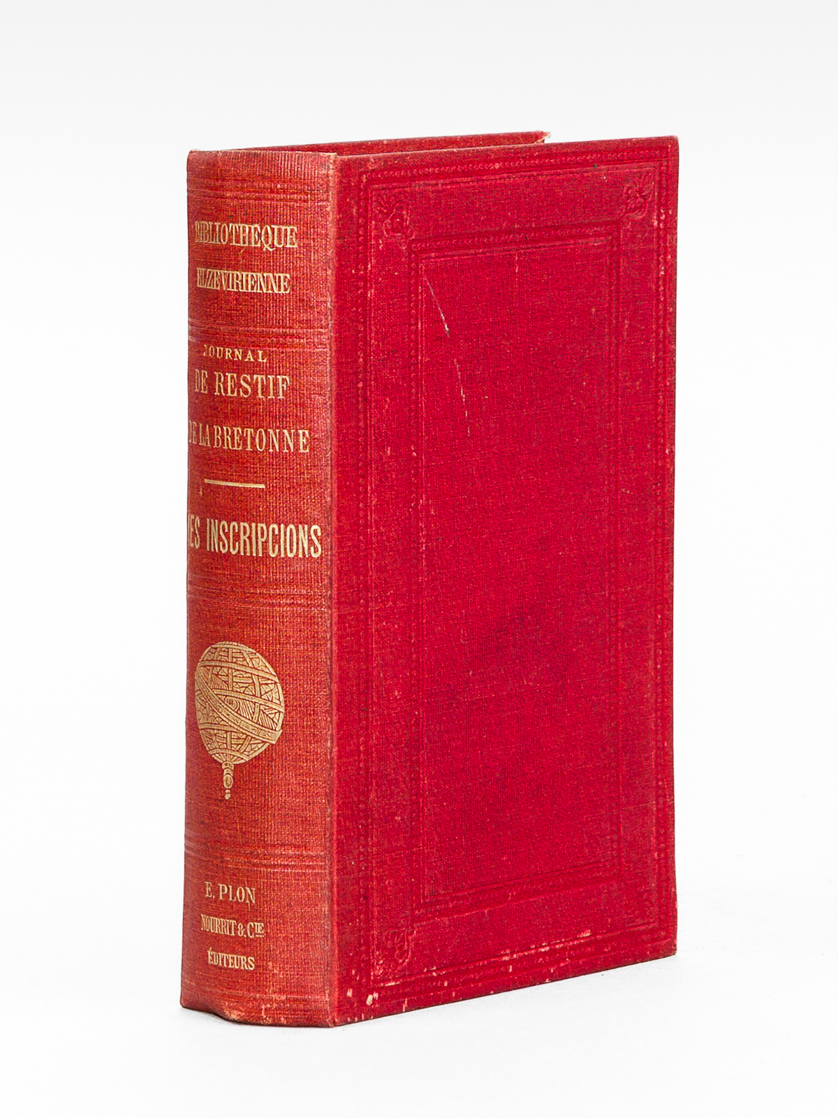 photo n°11 : Mes Inscripcions. Journal intime de Rétif de la Bretonne (1780-1787) publié d'après le manuscrit autographe de la Bibliothèque de l'Arsenal [ Edition originale ] [Mes Inscriptions ]