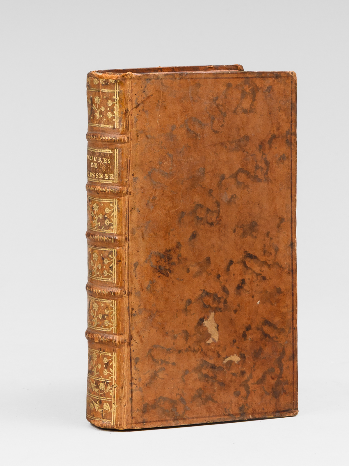 photo n&deg;14 : Oeuvres choisies de M. Gessner, contenant La Mort d'Abel, la Nuit, & autres Po&euml;mes ; avec des Idylles, des Pastorales, & autres Pi&egrave;ces mises en vers fran&ccedil;ois par diff&eacute;rents Auteurs, & les meilleurs Po&euml;tes en ce genre ; pr&ea