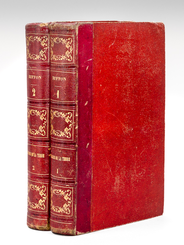photo n°12 : Oeuvres complètes de Buffon avec des extraits de Daubenton et la classification de Cuvier. (Tomes 1 et 2, sur 6) Tome I : Matières générales. Théorie de la Terre ; Tome II : Matières Générales.