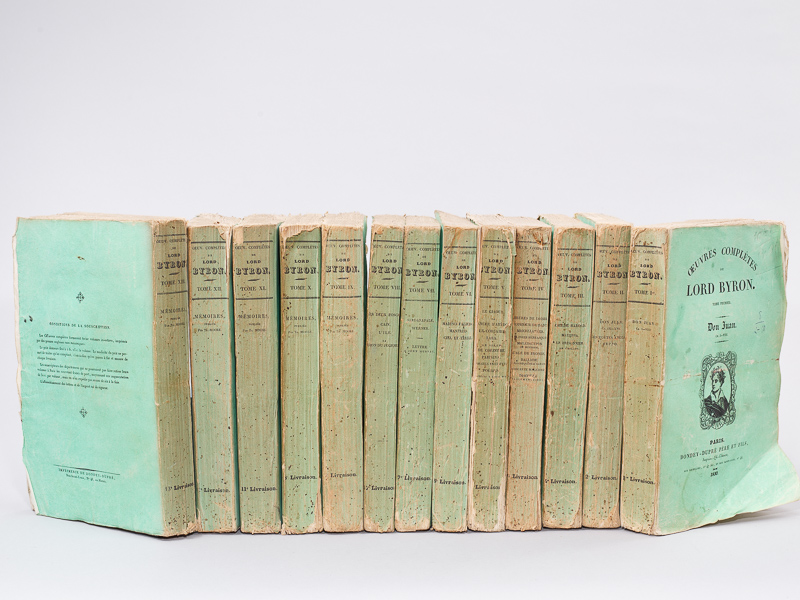 photo n°17 : Oeuvres complètes de Lord Byron (13 Tomes - Complet) Avec Notes et Commentaires, comprenant ses Mémoires publiés par Thomas Moore, et ornées d'un beau portrait de l'auteur