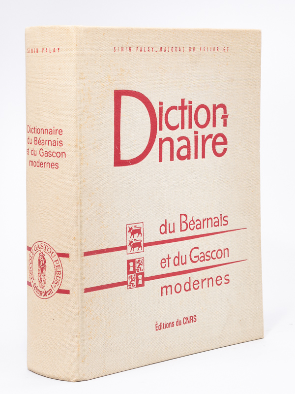 photo n°10 : Dictionnaire du Béarnais et du Gascon modernes (Bassin Aquitain) embrassant les Dialectes du Béarn, de la Bigorre, du Gers, des Landes, de la Gascogne maritime et garonnaises.