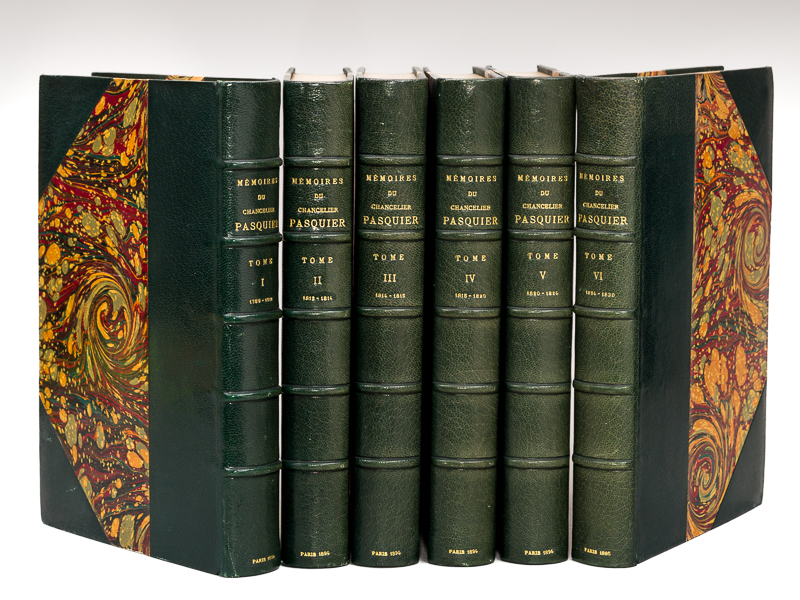 photo n°14 : Histoire de mon Temps. Mémoires du Chancelier Pasquier (6 Tomes - Complet) [ Livre dédicacé par le duc d'Audiffret-Pasquier ] I : Première Partie : Révolution - Consulat - Empire 1789-1811 ; II : 1812-1814 ; III : 1814-1