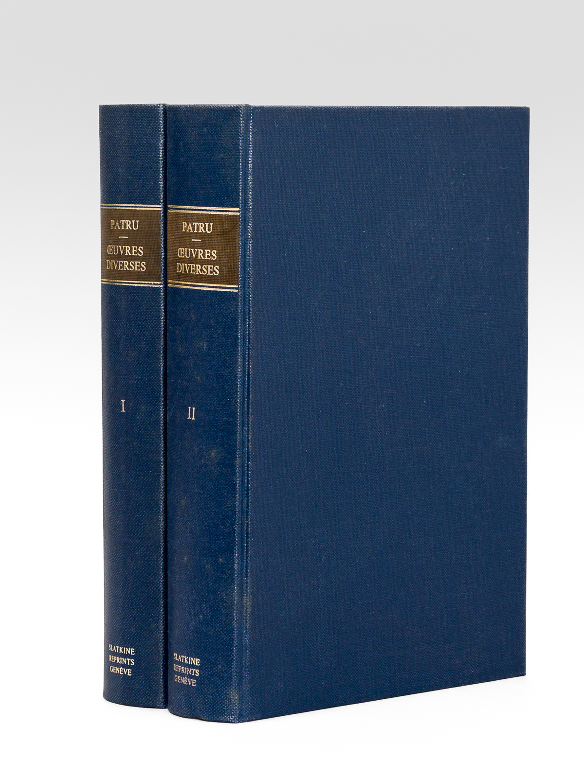 photo n°9 : Oeuvres diverses contenant Les Plaidoyers, Harangues, Lettres et Vies de quelques-uns de ses amis ( 2 tomes, complet - réimpression de l'édition de Paris, 1732 )