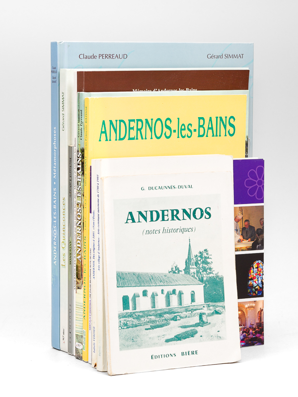 photo n°16 : Lot de 10 ouvrages sur Andernos : Andernos-les-Bains. Métamorphoses [ Avec : ] Les Quinconces. Arès et Andernos sur la Côte Noroît du Bassin d'Arcachon [ Avec : ] Andernos-les-Bains raconté par ses rues et lieux-dits [ Ave