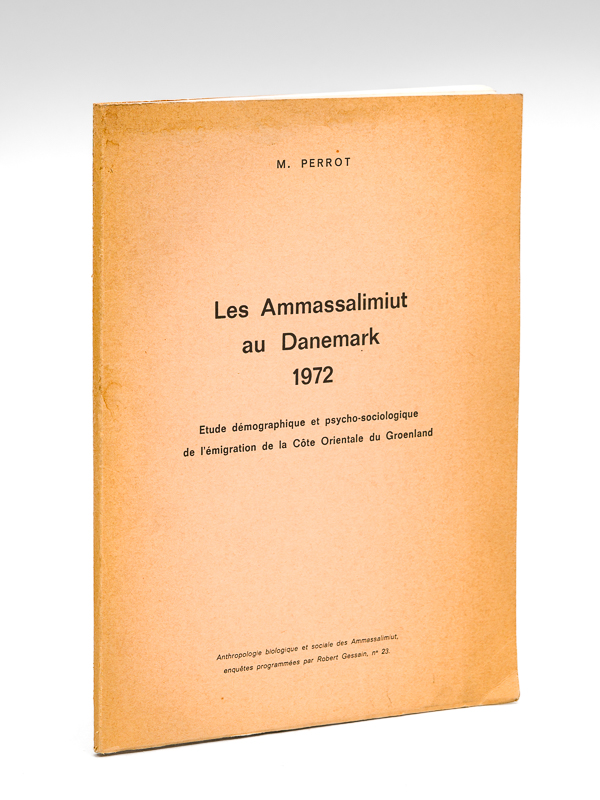 photo n°9 : Les Ammassalimiut au Danemark 1972. Etude démographique et psycho-sociologique de l'émigration de la Côte Orientale du Groenland.