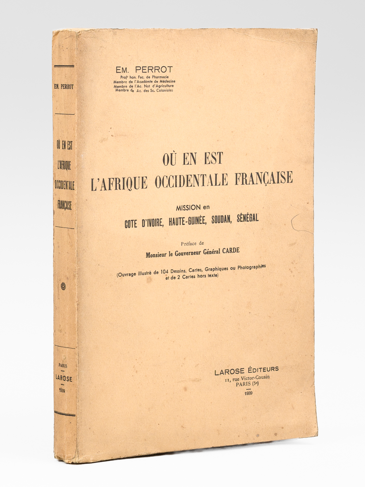 photo n&deg;10 : O&ugrave; en est l'Afrique occidentale fran&ccedil;aise. Mission en C&ocirc;te d'Ivoire, Haute-Guin&eacute;e, Soudan, S&eacute;n&eacute;gal