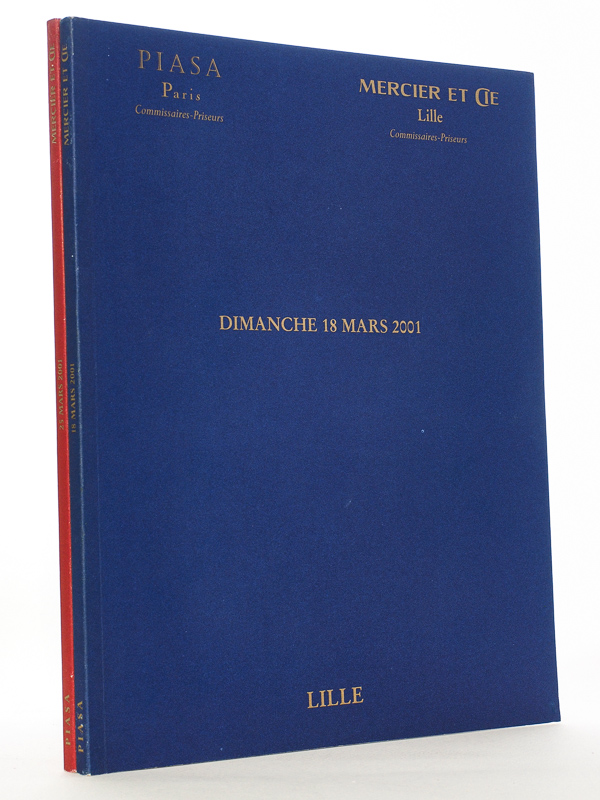 photo n°11 : [ Lot des 2 catalogues de vente du mobilier de la villa 'Le Croquet' ] Objet d'art, importants tableaux anciens, très bel ameublement provenant de la villa 'Le Croquet' et appartenant à divers, Vente à Lille, Dimanche 18 mars 2001 ;