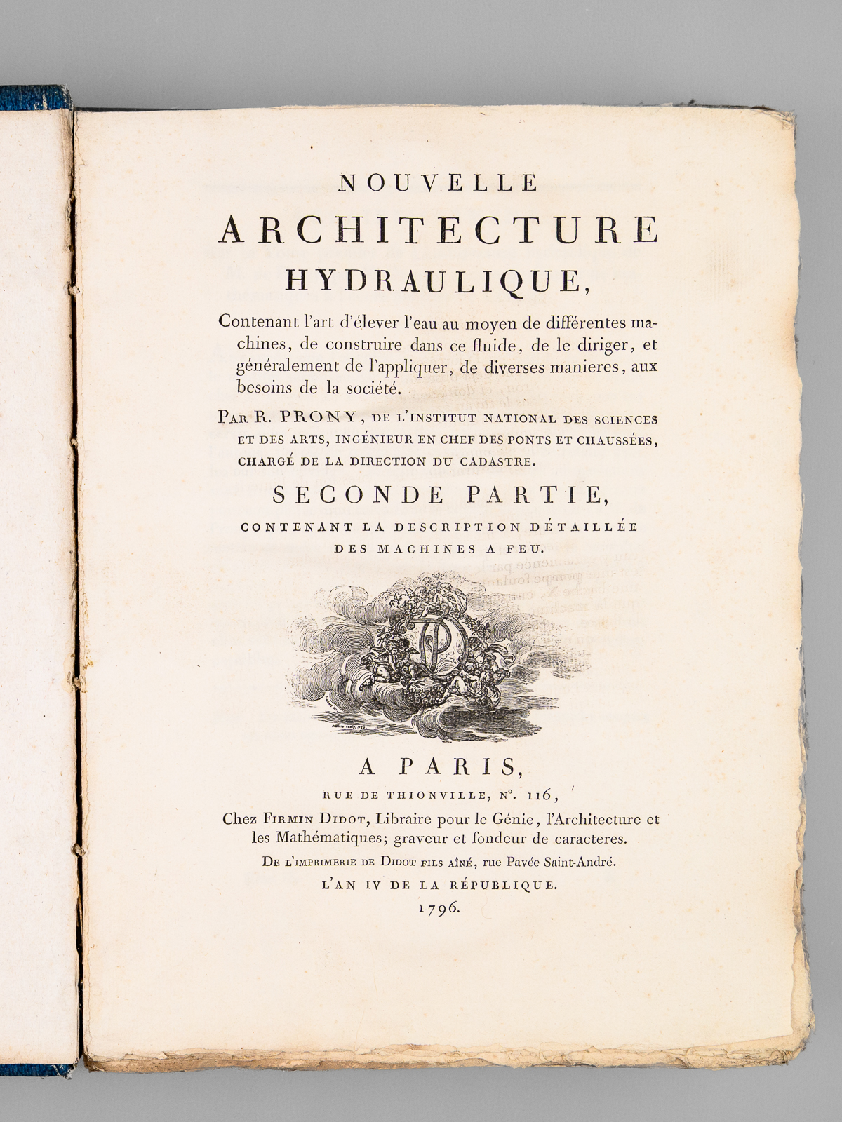 photo n°16 : Nouvelle architecture hydraulique, contenant l'art d'élever l'eau au moyen de différentes machines, de construire dans ce fluide, de le diriger, et généralement de l'appliquer, de diverses manières, aux besoins de la soc